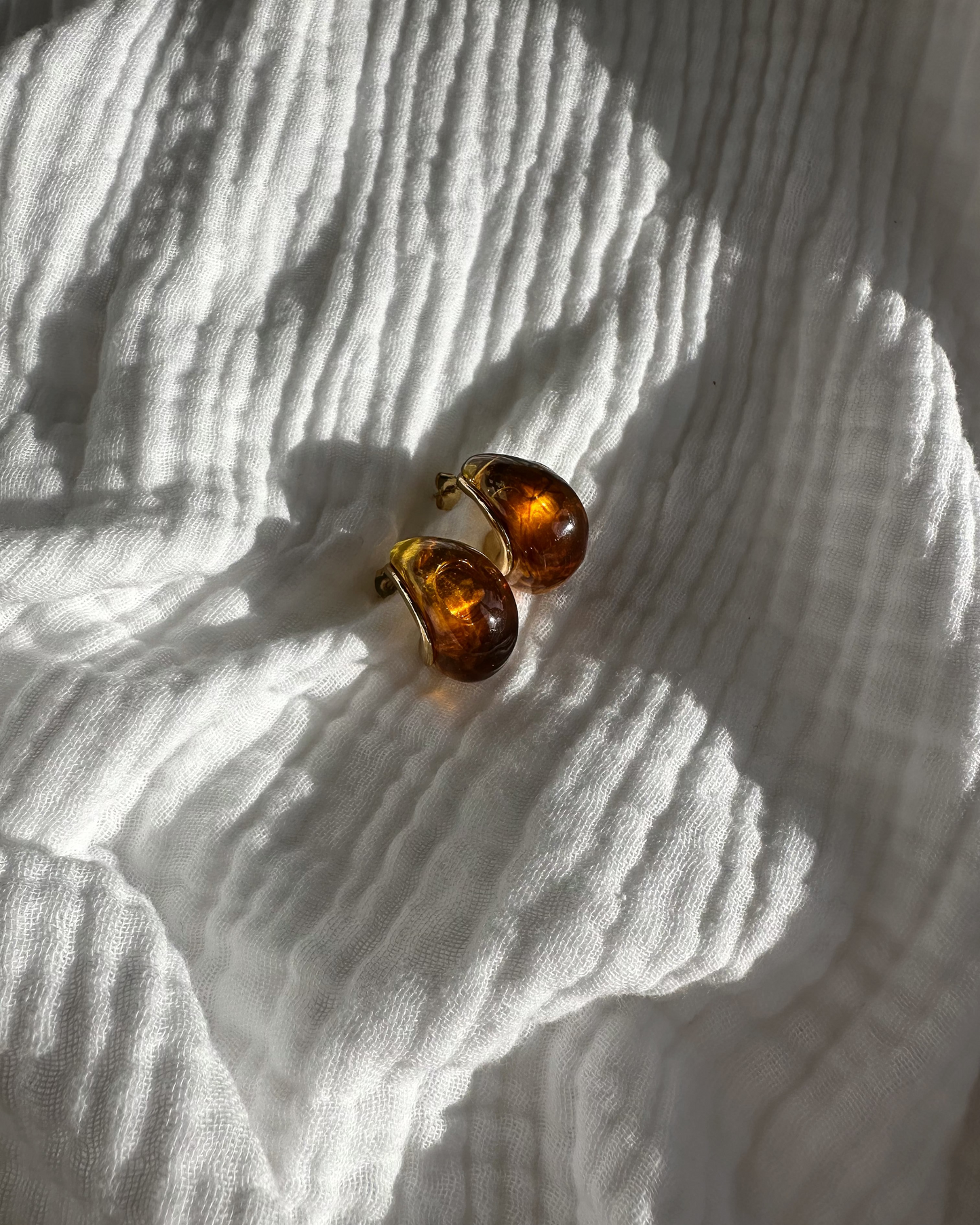 Calabria Amber drop Earrings