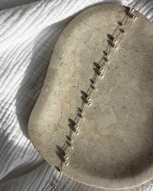 Antigua pearl layered necklace