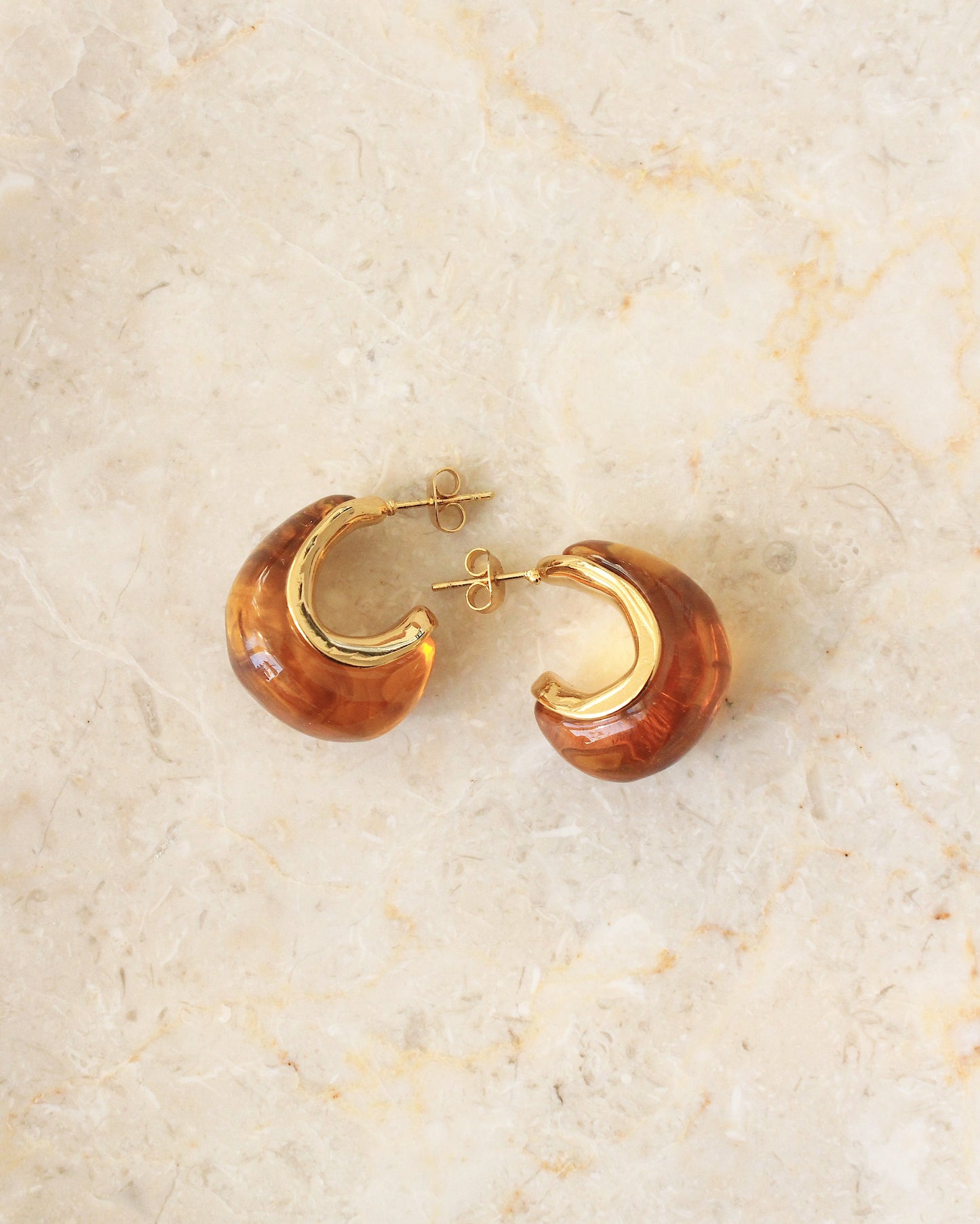 Calabria Amber drop Earrings