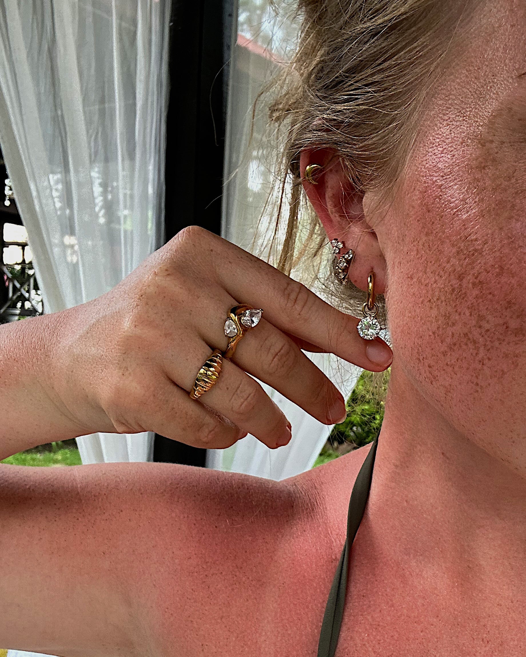 Siena crystal ring