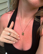 Siena crystal ring