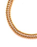 Tulum crystal bracelet gold