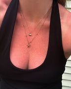 Ibiza shell double necklace