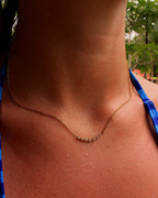 Athens zircon necklace