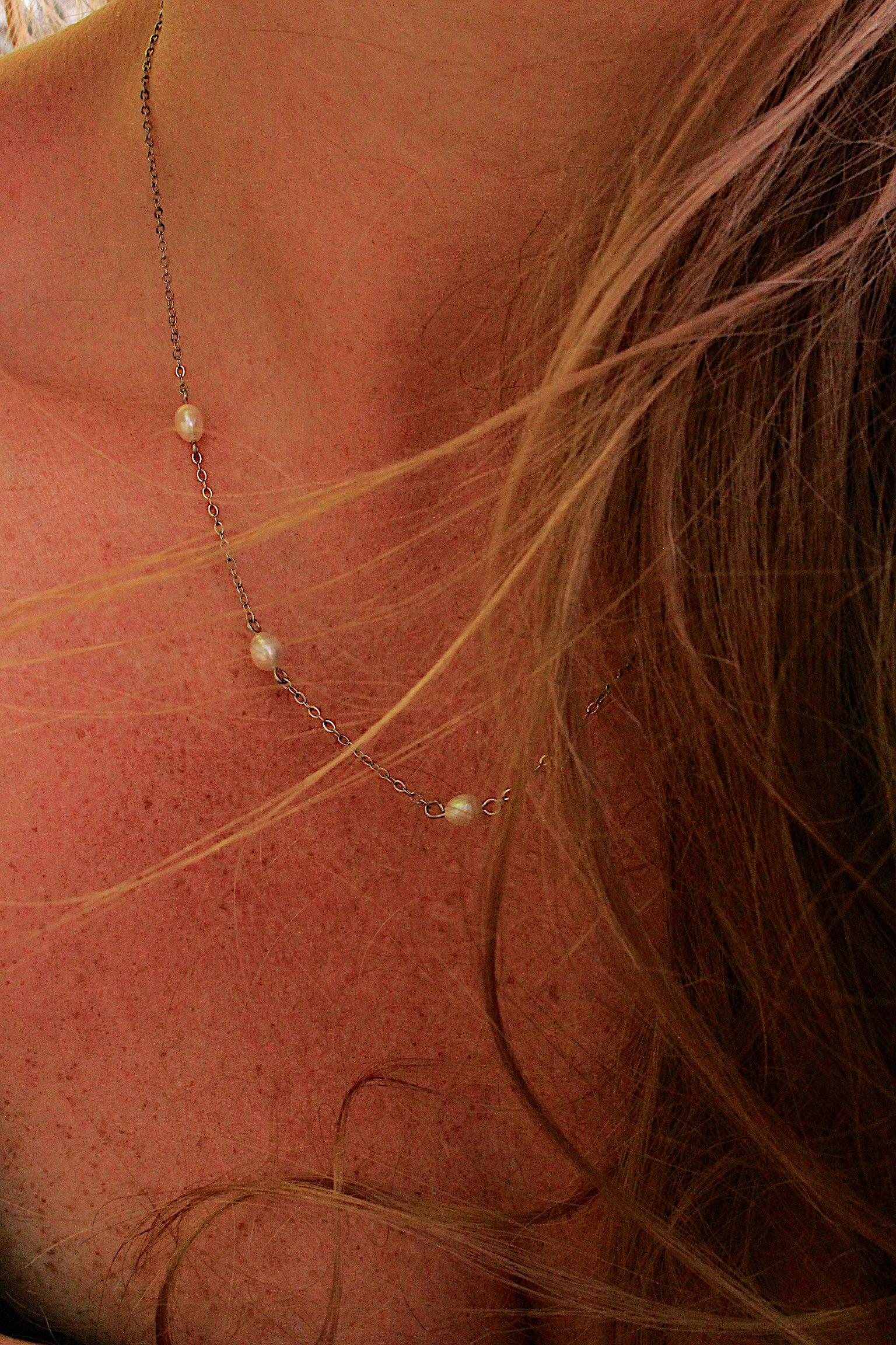 Positano fresh water pearl necklace silver