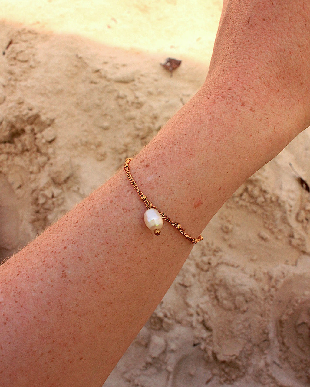 Sintra pearl charm bracelet