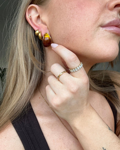 Calabria Amber drop Earrings