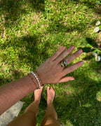 Corsica chunky ring silver