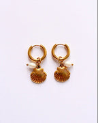 Sanibel pearl shell earrings