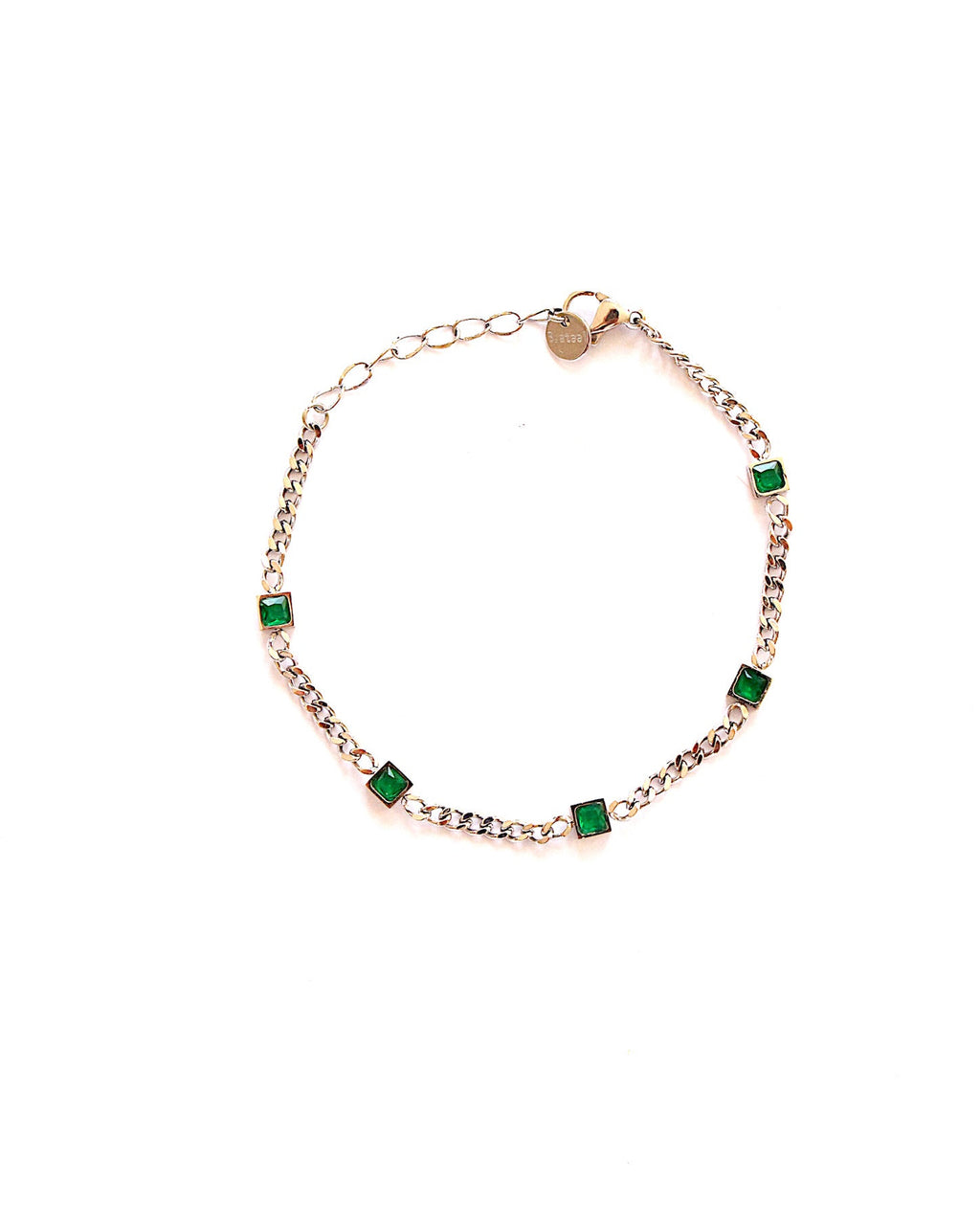Ionian crystal bracelet silver