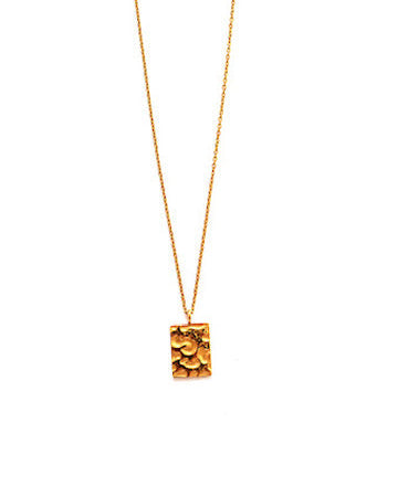 Riviera hammered necklace