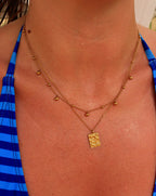 Riviera hammered necklace