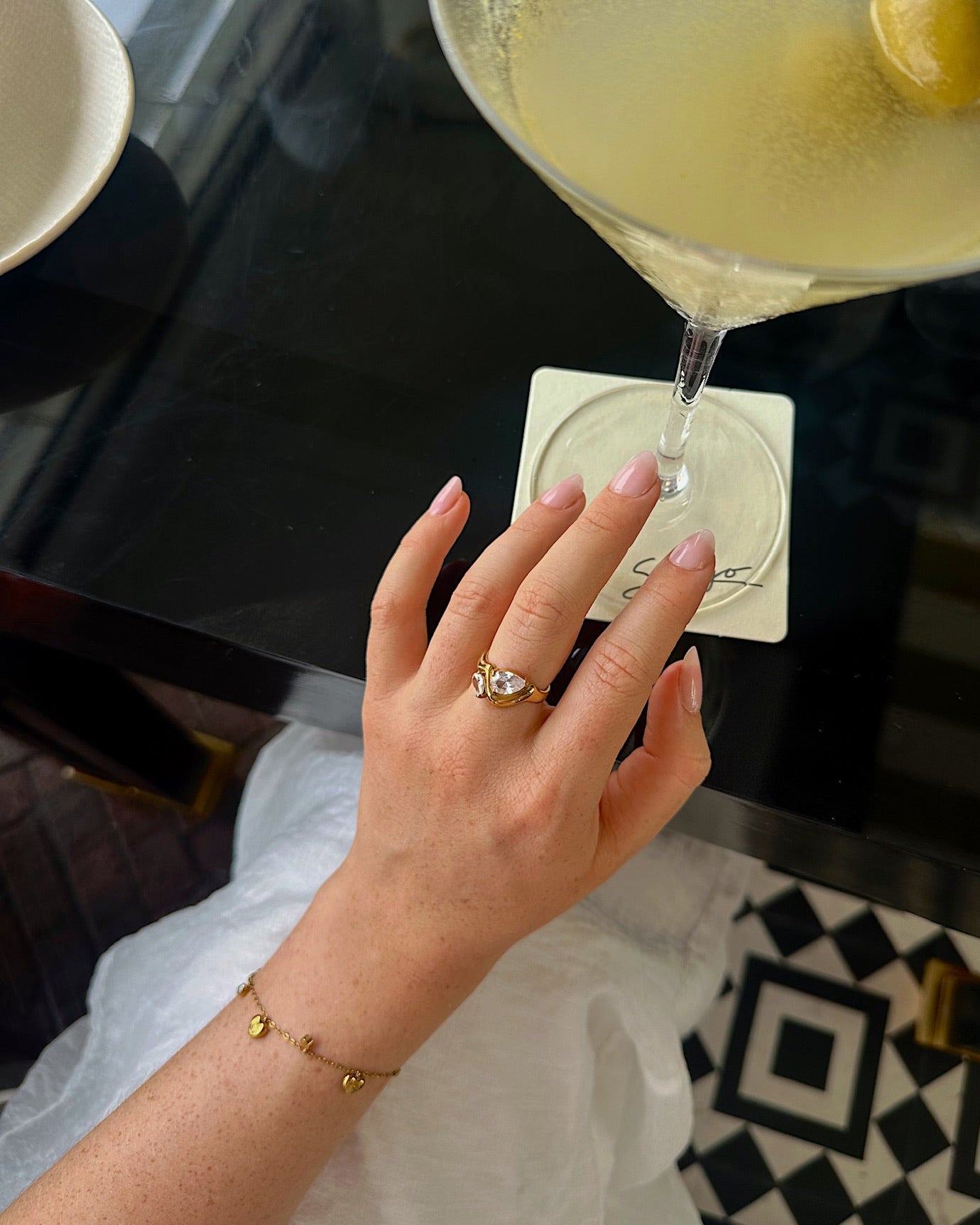 Siena crystal ring
