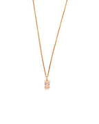 Cassis crystal necklace white