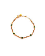Ionian crystal bracelet gold