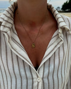 Riviera hammered necklace