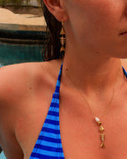 Belize fish earrings