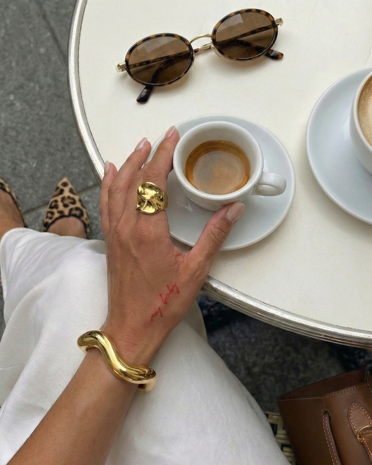 Matera hammered ring