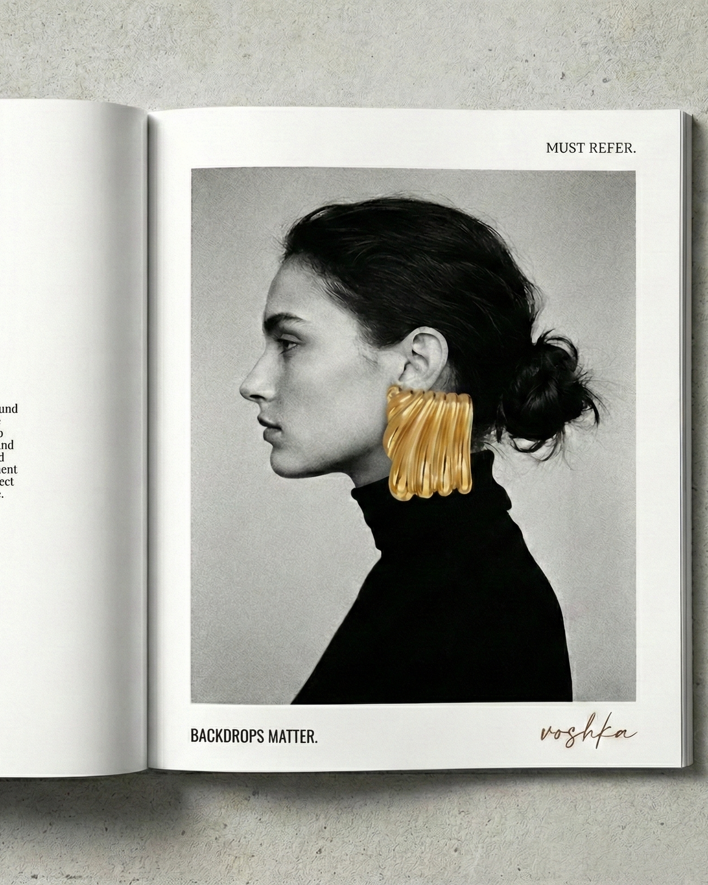 Sorrento earrings guld