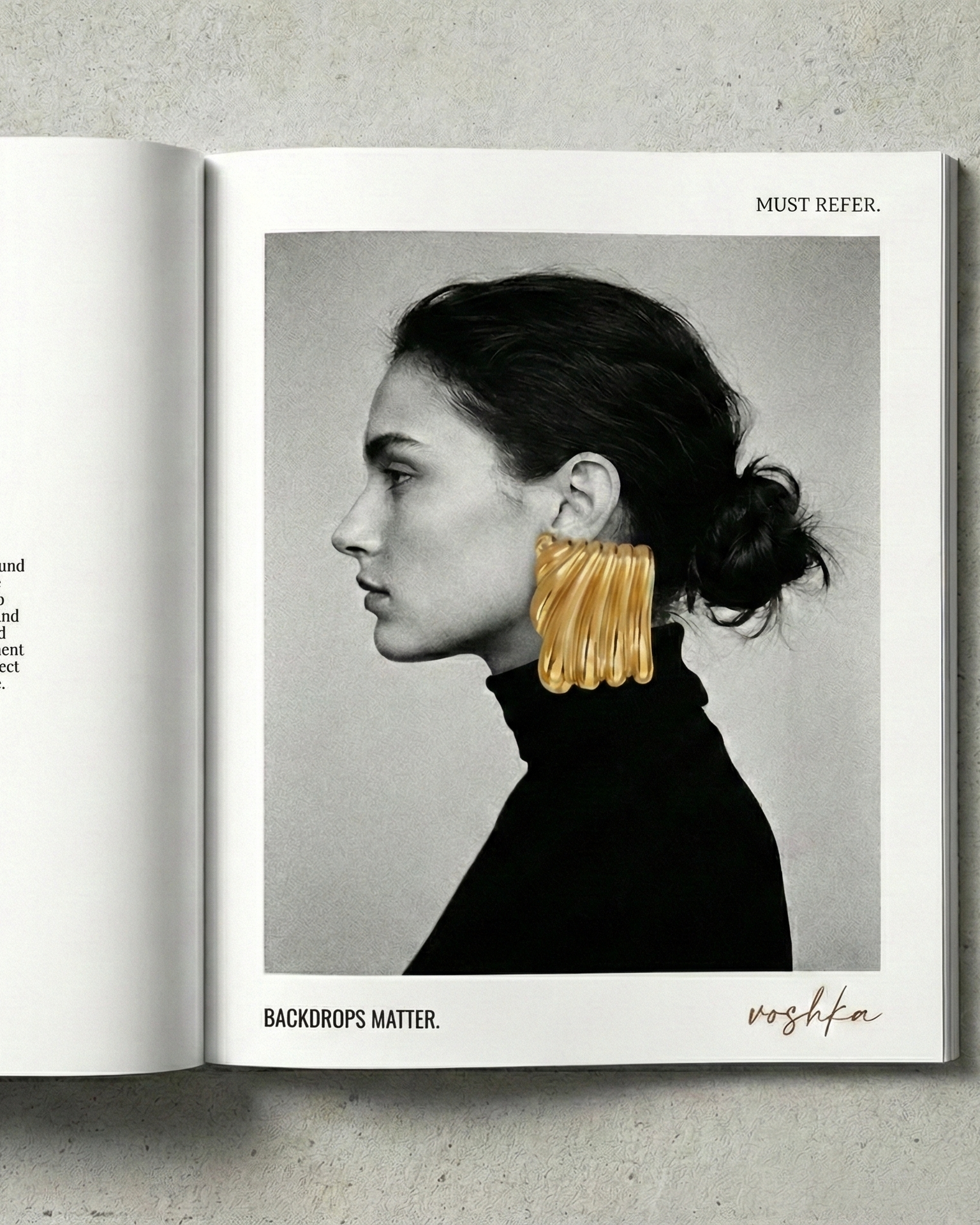 Sorrento earrings guld