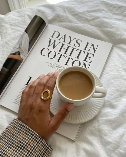 Como irregular ring guld