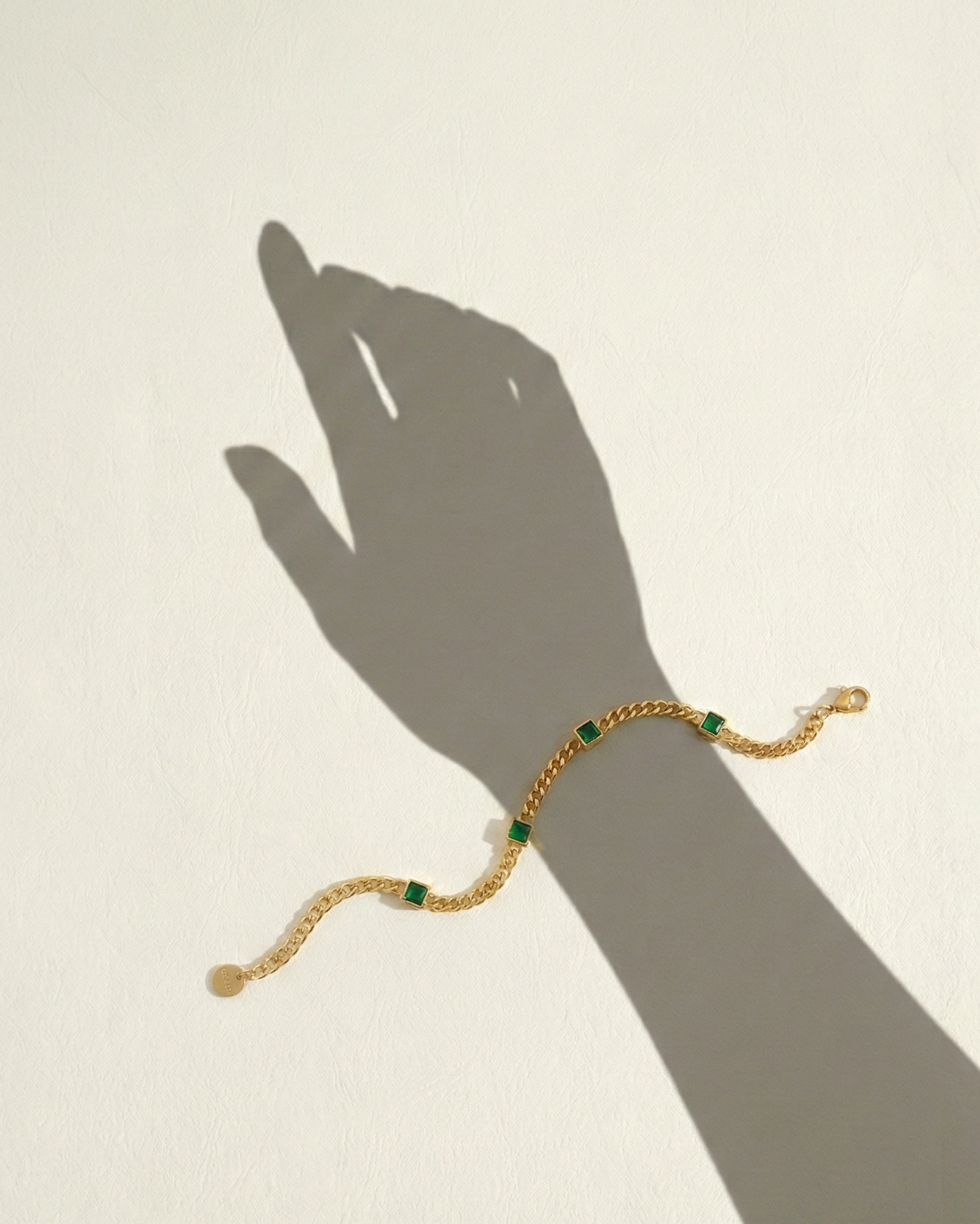 Ionian crystal bracelet gold