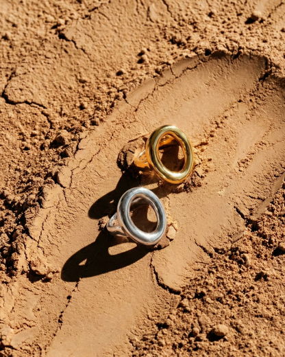 Como irregular ring guld