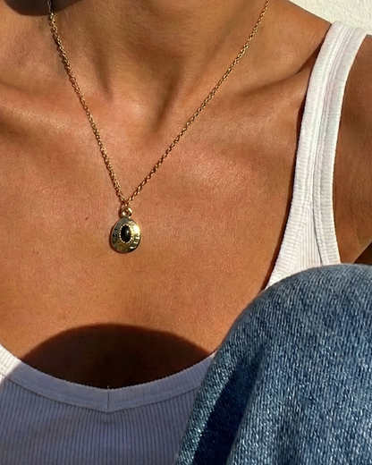 Marrakech hammered necklace