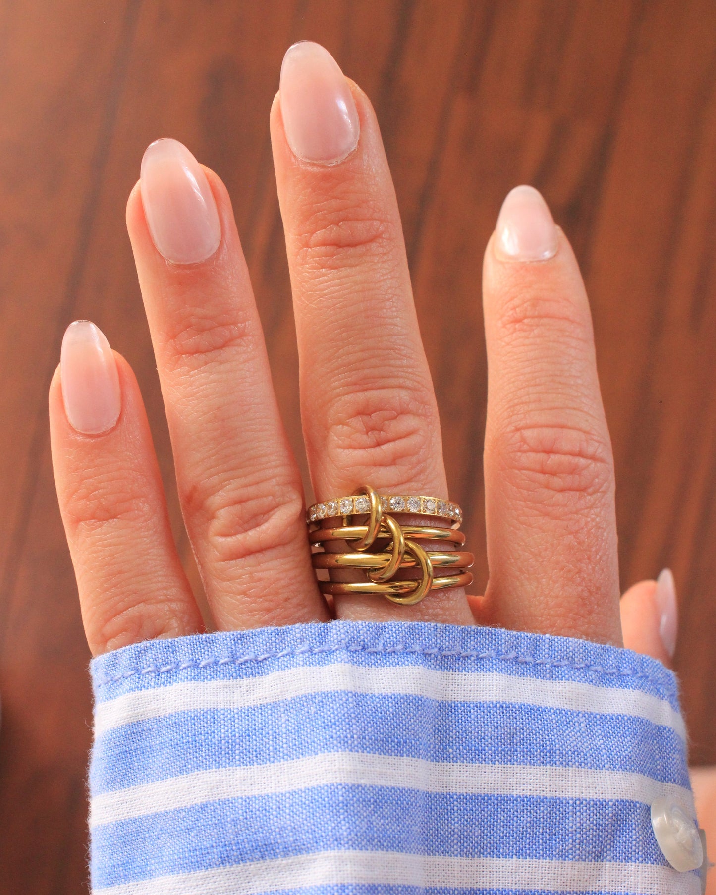 Monaco crystal ring