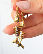 Belize fish earrings