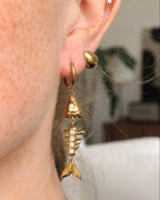 Belize fish earrings