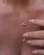 Ibiza shell double necklace