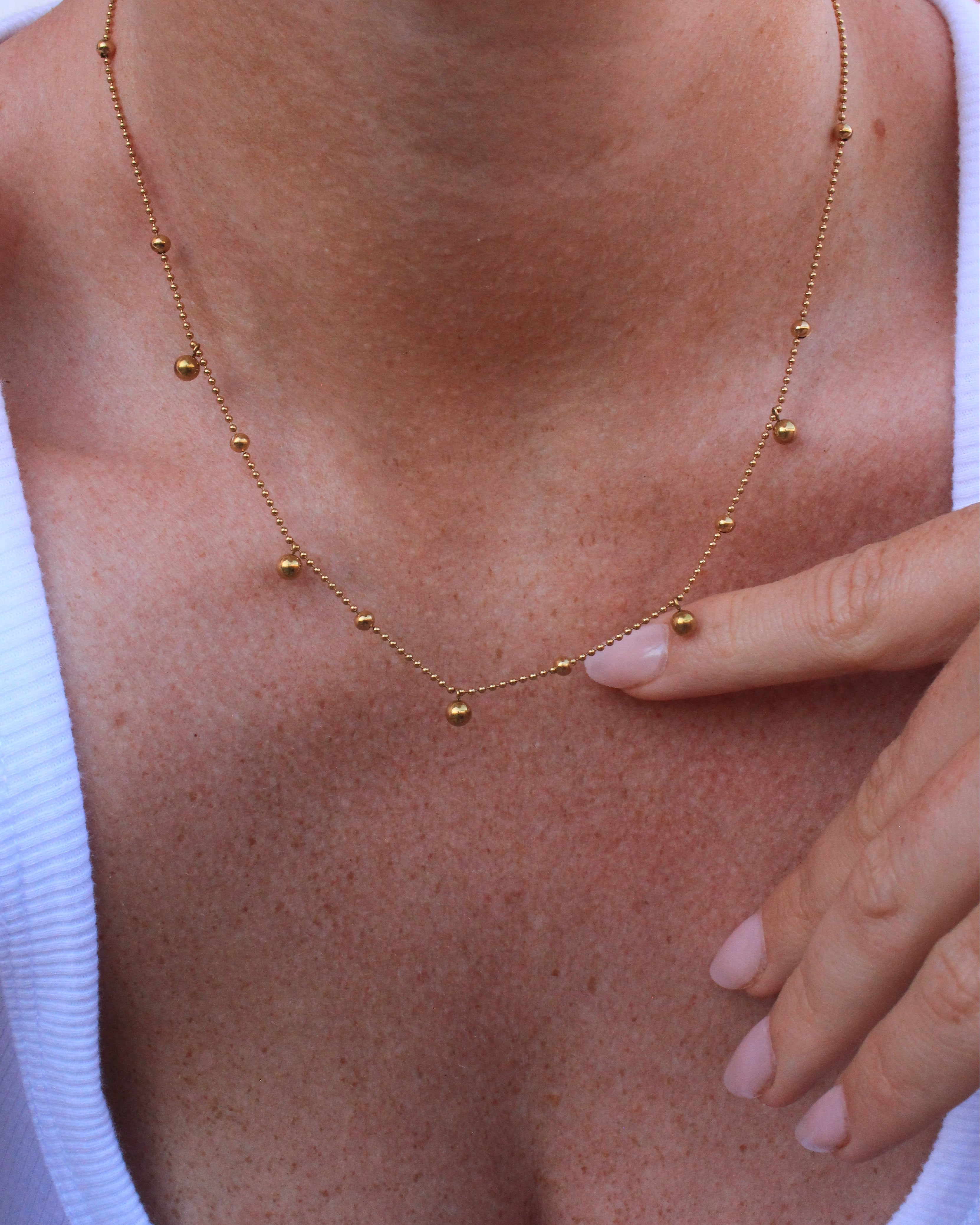 Savannah beads pendant necklace