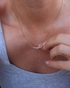 Athens zircon necklace