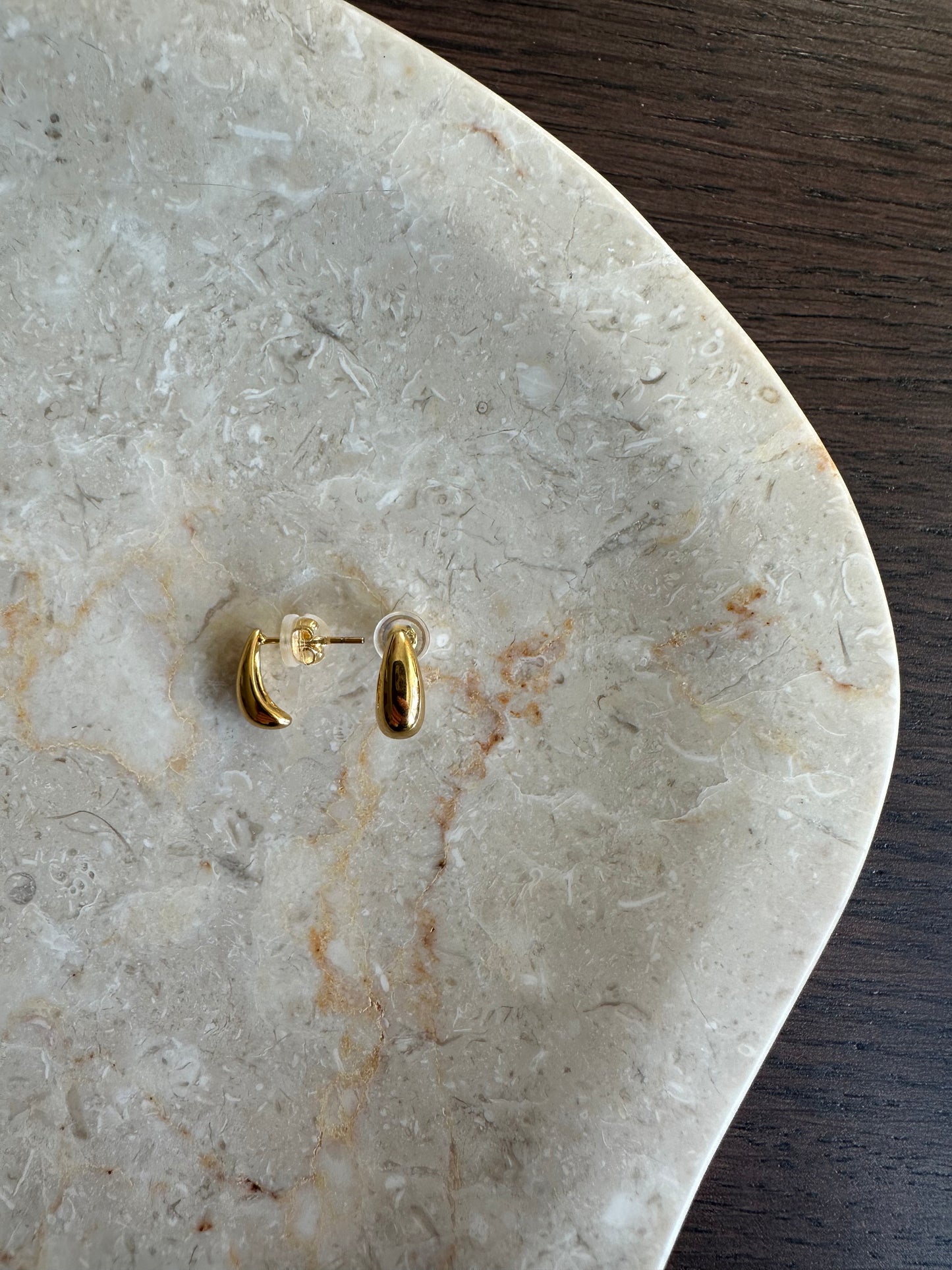 Celina gold drop earrings