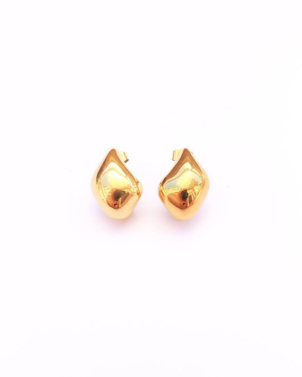 Valencia diamond drop earrings gold