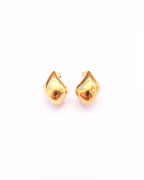 Valencia diamond drop earrings gold