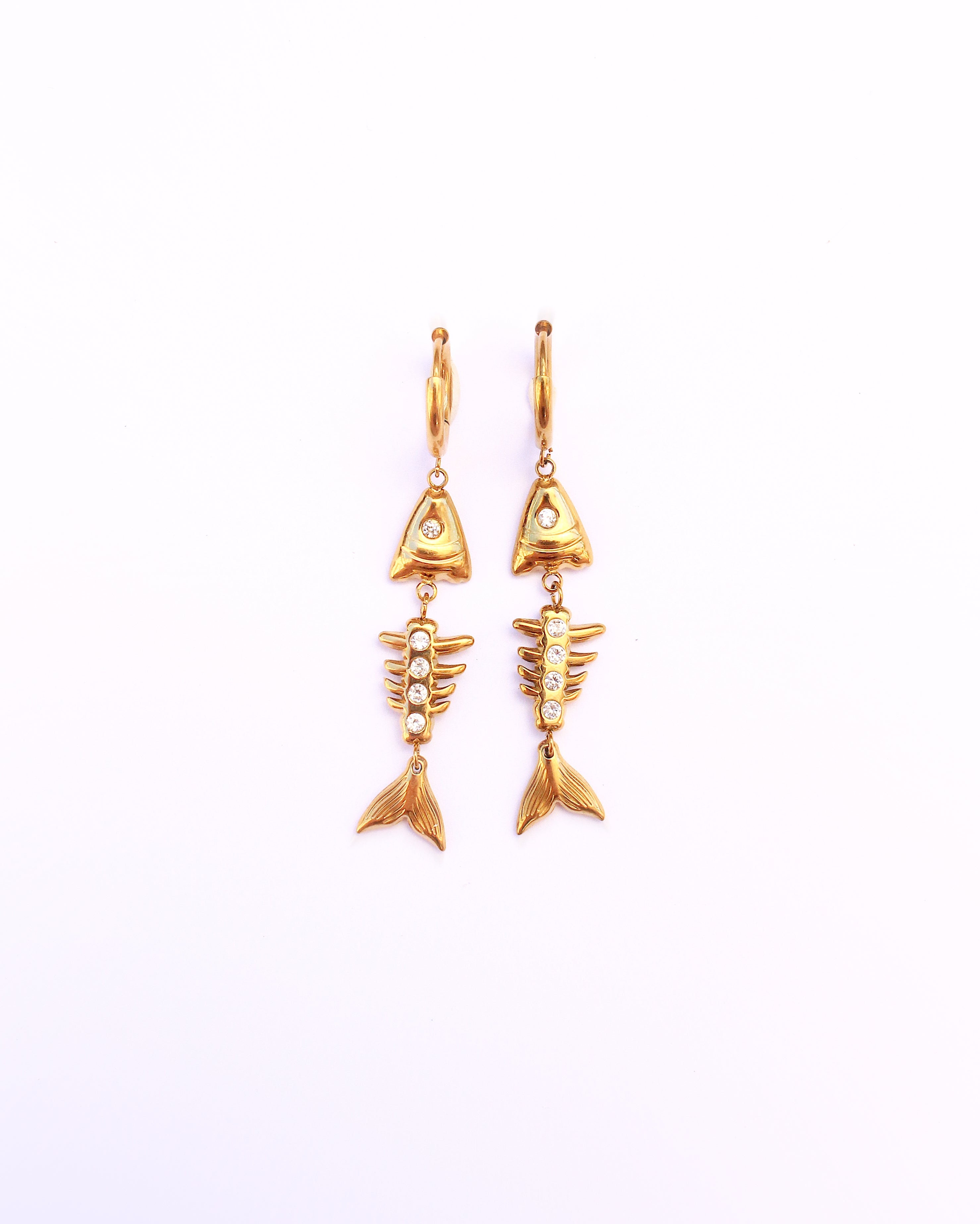Belize fish earrings