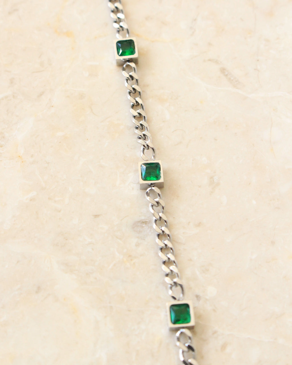 Ionian crystal bracelet silver