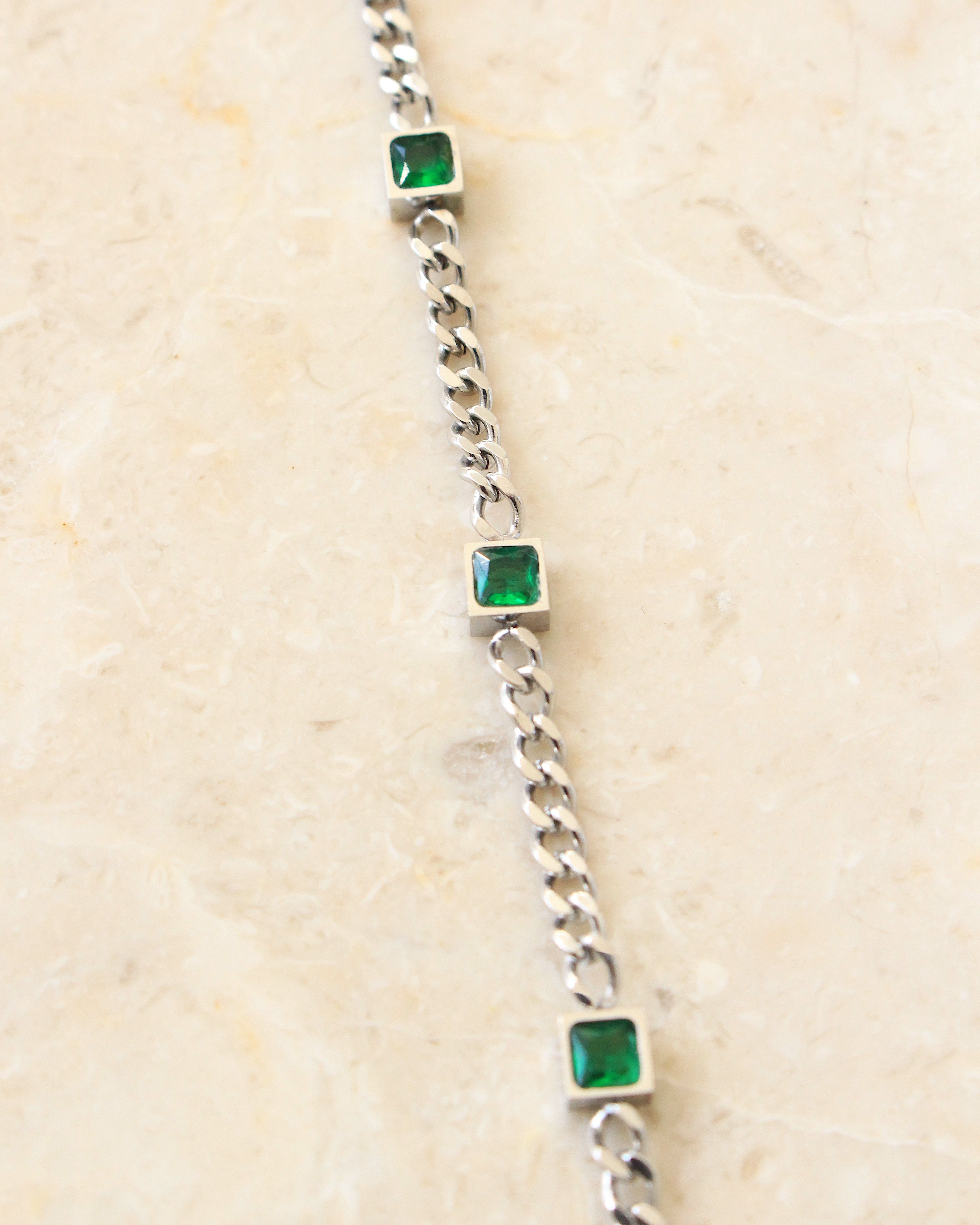 Ionian crystal bracelet silver