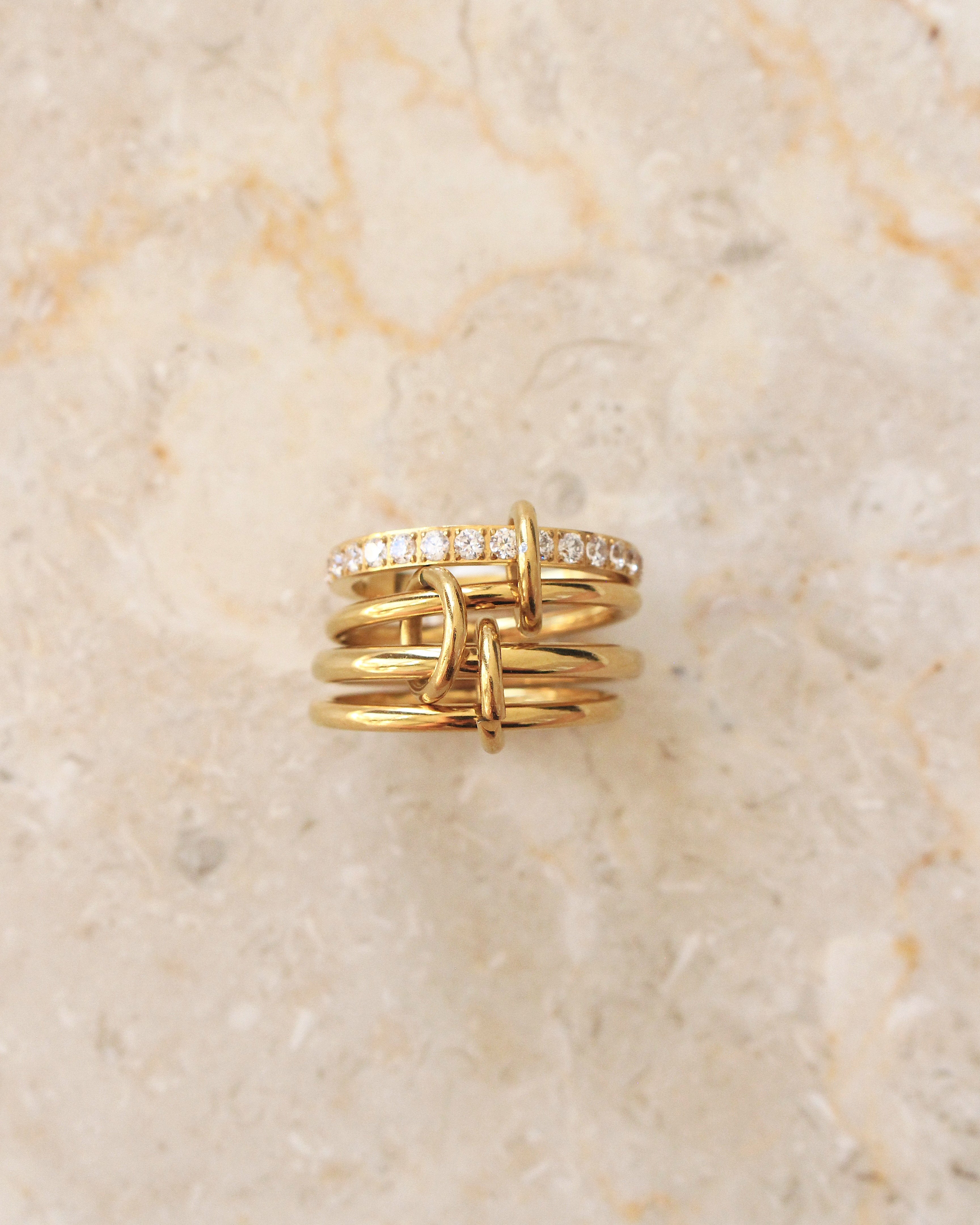 Monaco crystal ring