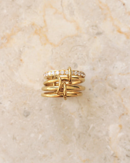 Monaco crystal ring