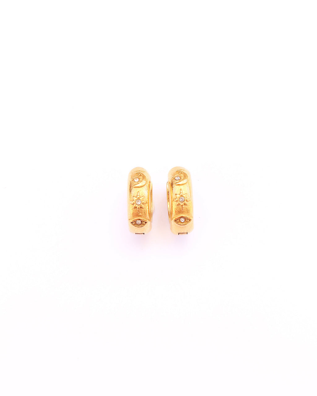 Celestún zircon mini hoops gold