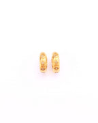 Celestún zircon mini hoops gold