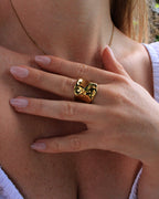 Matera hammered ring