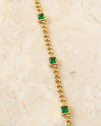 Ionian crystal bracelet gold