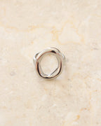 Irregular ring silver