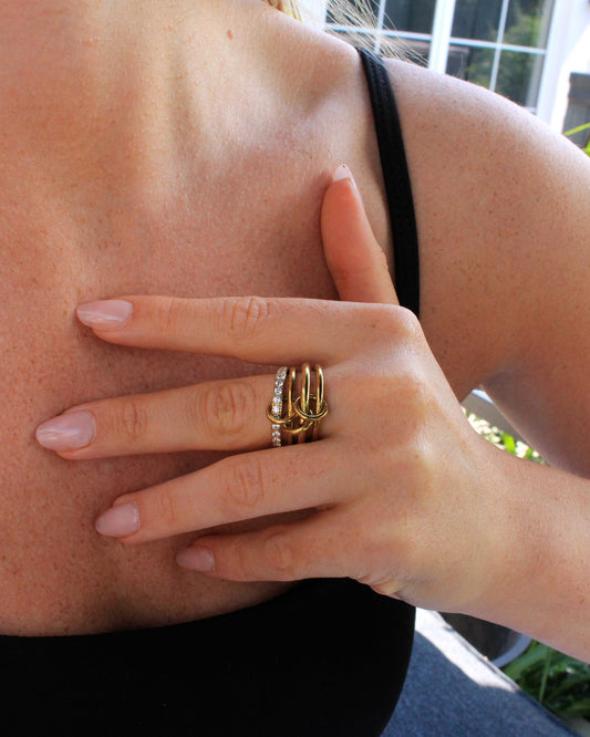 Monaco crystal ring