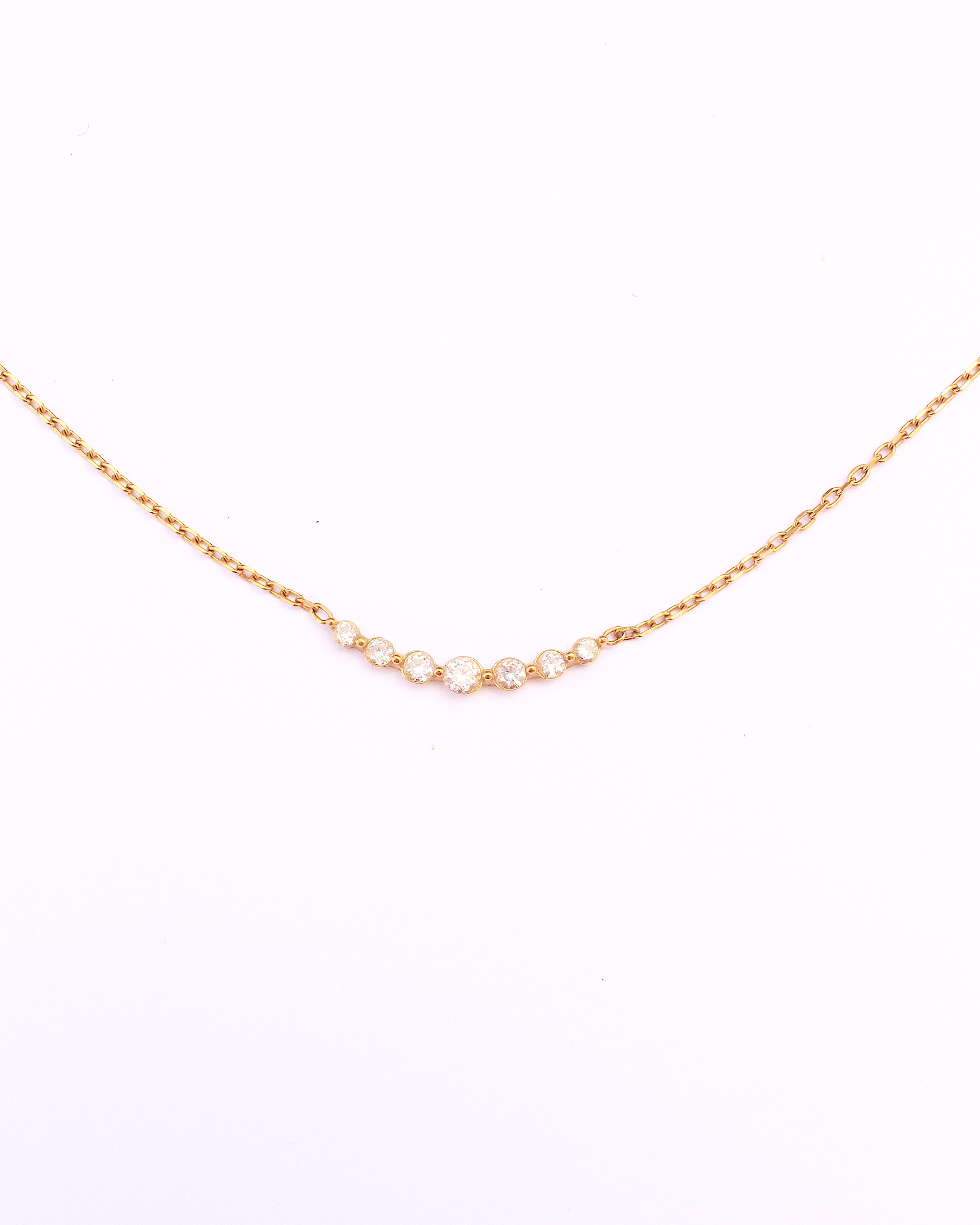 Athens zircon necklace