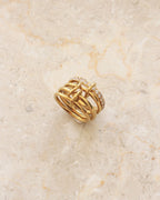 Monaco crystal ring